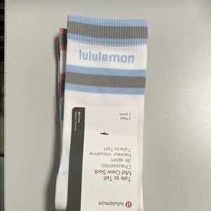 lululemon athletica Blue and Gray Crew Socks - 2 Pack